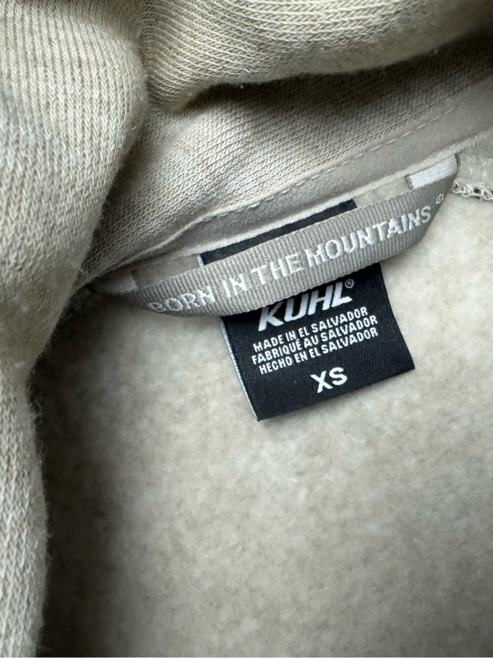 Women’s Kuhl Highland Fleece Long Jacket XS Beige Style 4393 Outdoors Nature - Picture 3 of 5